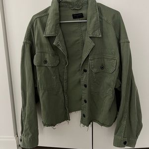 All Saints green jacket